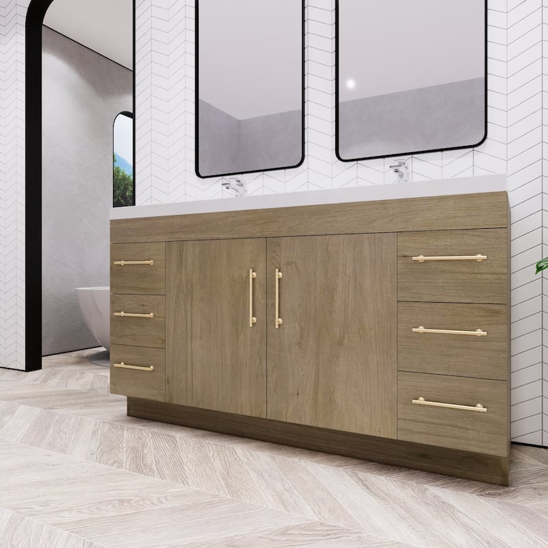 Eliza 60'' Freestanding Vanity with Double Sink