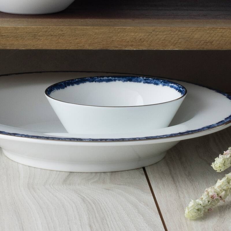 Noritake Rill Set Of 4 Fruit Bowls, 5", 9 oz.