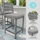 preview thumbnail 14 of 20, Martha Stewart 2PK All-Weather Patio Bar Stools with Seat Cushions - 19.5"W x 22.5"D x 44.5"H