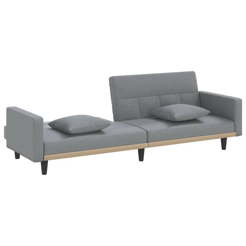 vidaXL Sofa Bed Loveseat Convertible Sofa Bed with Cushions for Studio Fabric - 86.6" x 35" x 27.6"