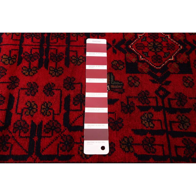 ECARPETGALLERY Hand-knotted Finest Khal Mohammadi Red Wool Rug - 5'0 x 6'8