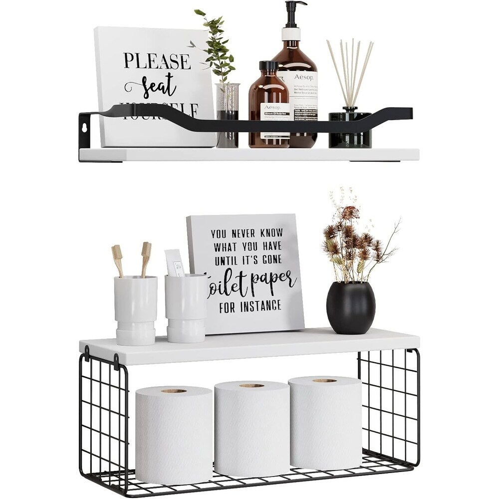 White Bathroom Wall Shelves Bed Bath & Beyond