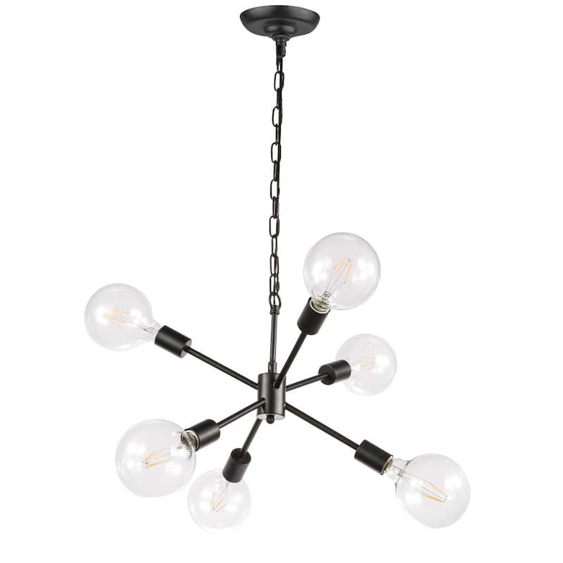 Maya 16-Inch Clear 6-Light Pendant