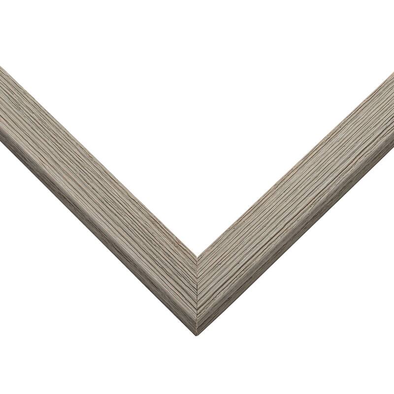 27x11 Shadow Box Frame Grey | 1.125 inches Deep Real Wood Rustic