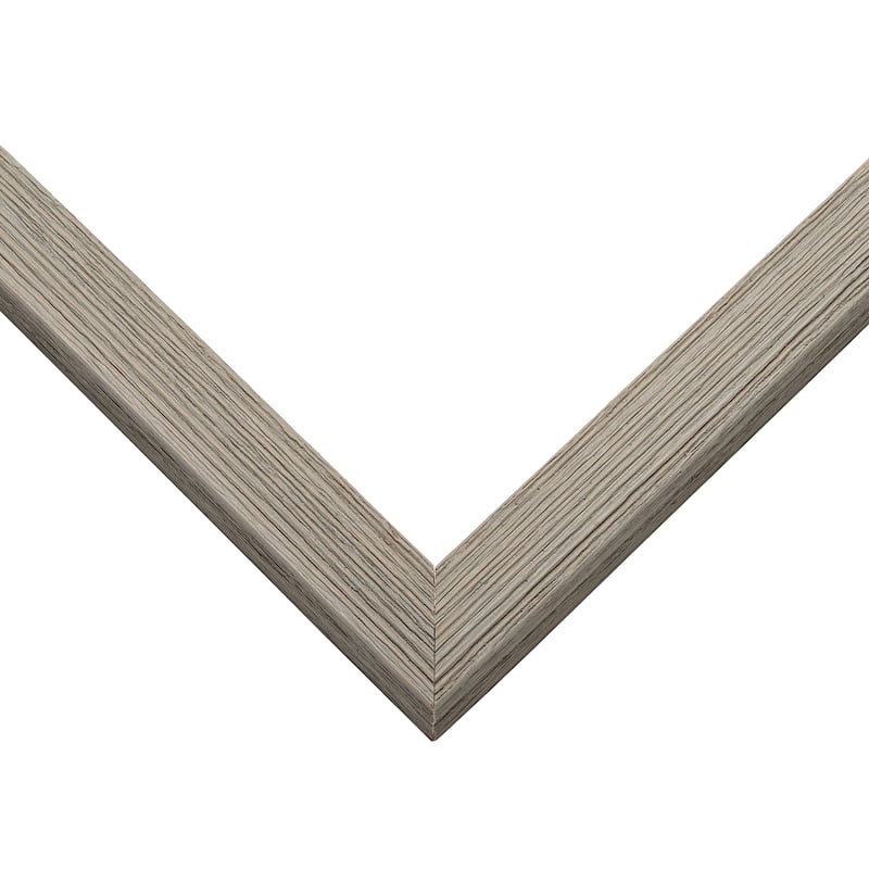 37x23 Shadow Box Frame Grey | 1.125 inches Deep Real Wood Rustic