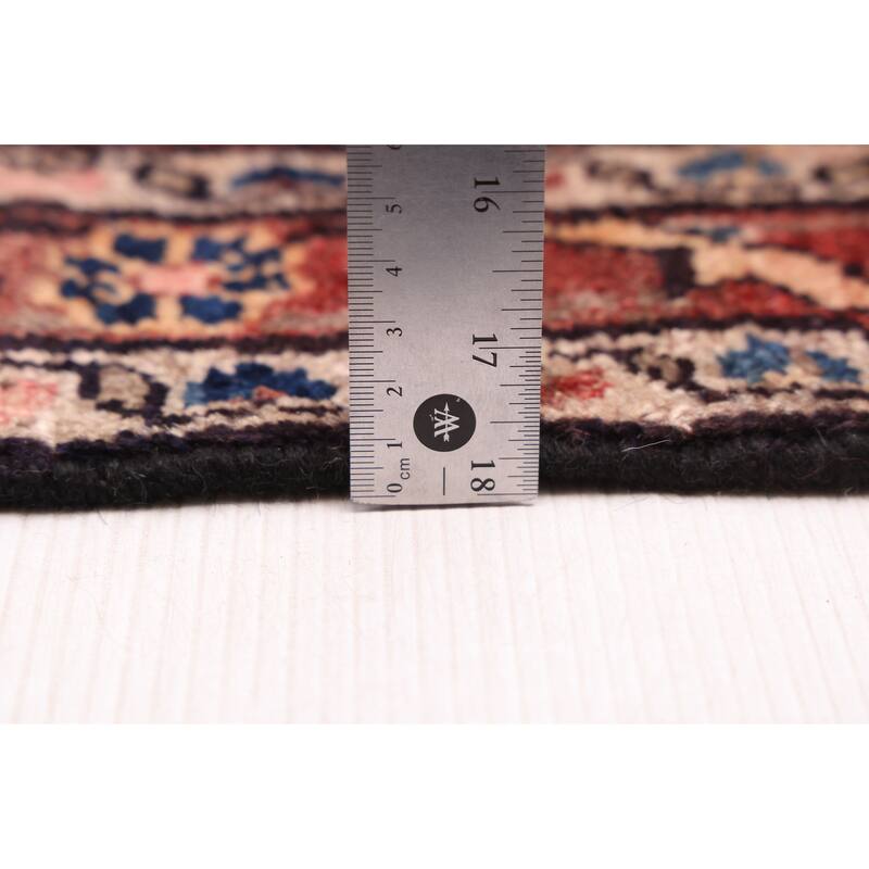 ECARPETGALLERY Hand-knotted Andelz Dark Navy Wool Rug - 3'0 x 8'7