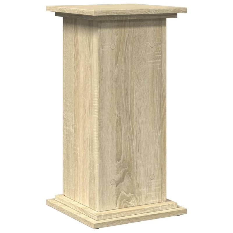 vidaXL Display Stand Sonoma oak Engineered wood Compact Display Stand - 11.8 x 12.2 x 23.6 in