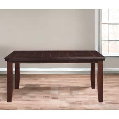 48" Dark Brown Dining Table