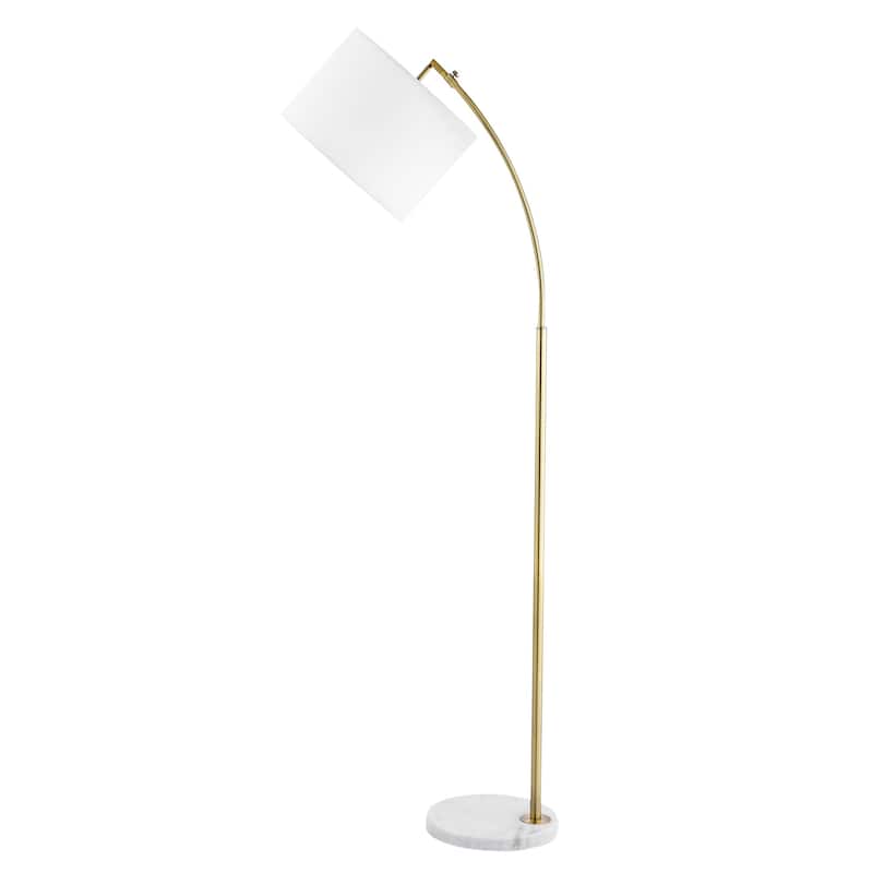 GetLedel 72-inch Modern Arch Floor Lamp with White Marble Base