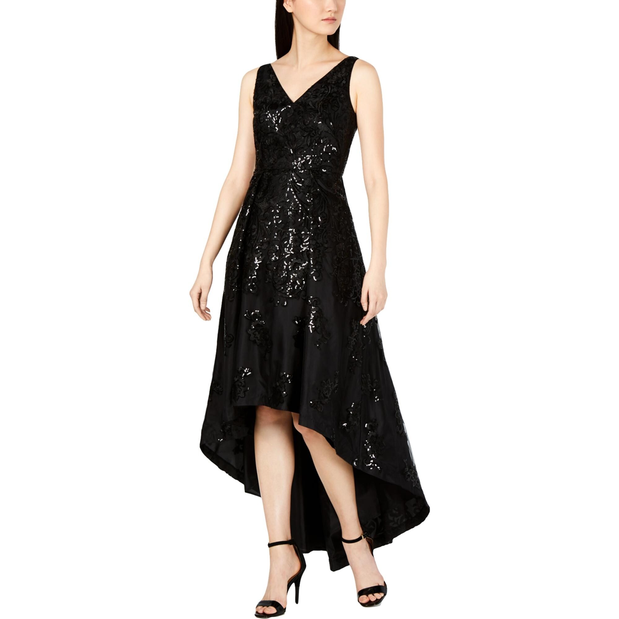 calvin klein dresses high low