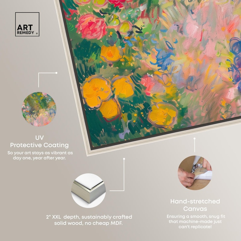 Hues of Happiness I Canvas by Art Remedy
