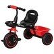 preview thumbnail 20 of 18, Adjustable Toddler Tricycle for Kids Ages 2-5 with Safety Features, Basket, and Puncture-Resistant Wheels