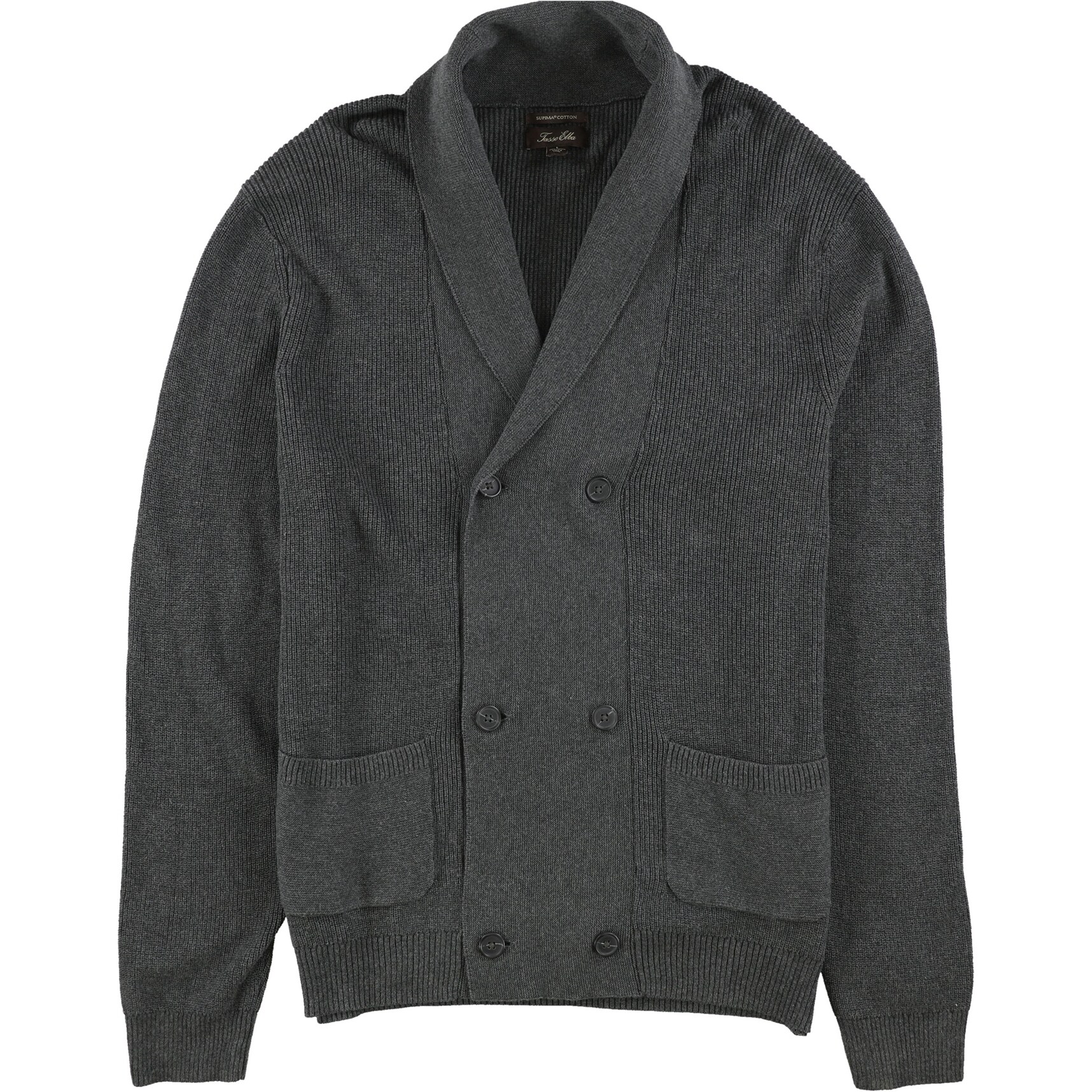 mens double breasted cardigan sweater