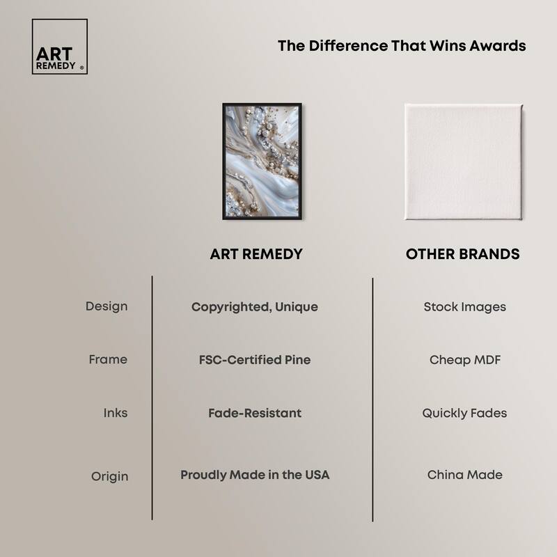 Effervescent Earth Canvas by Art Remedy