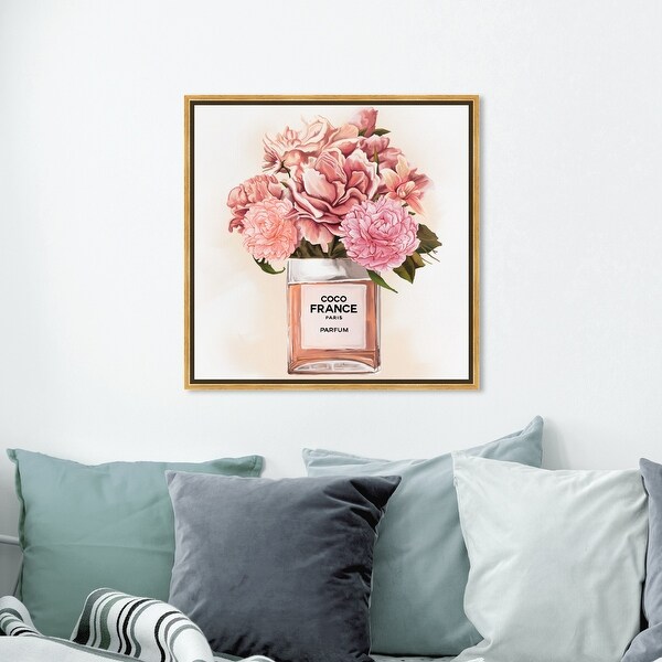 Oliver Gal 'Floral Perfume Peonies' Fashion and Glam Wall Art