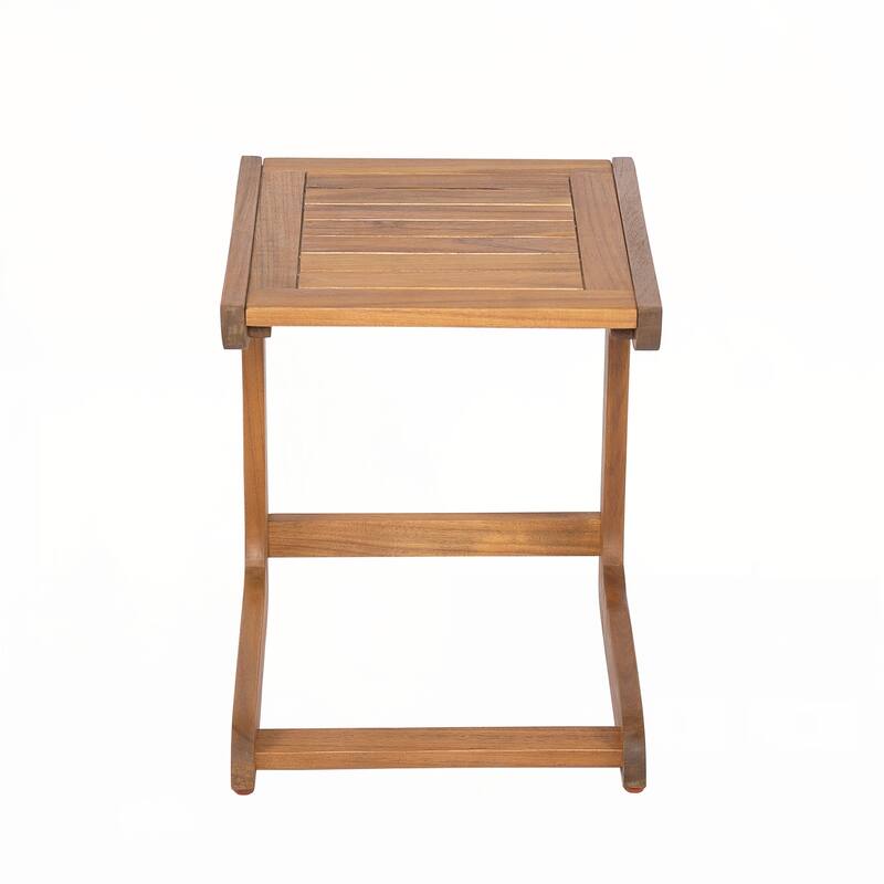 outdoor Acacia Wood Side Table