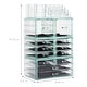 preview thumbnail 23 of 26, Sorbus Cosmetic Makeup and Jewelry Storage Case with 12 Drawers and 16 Slots - 4-Piece Set