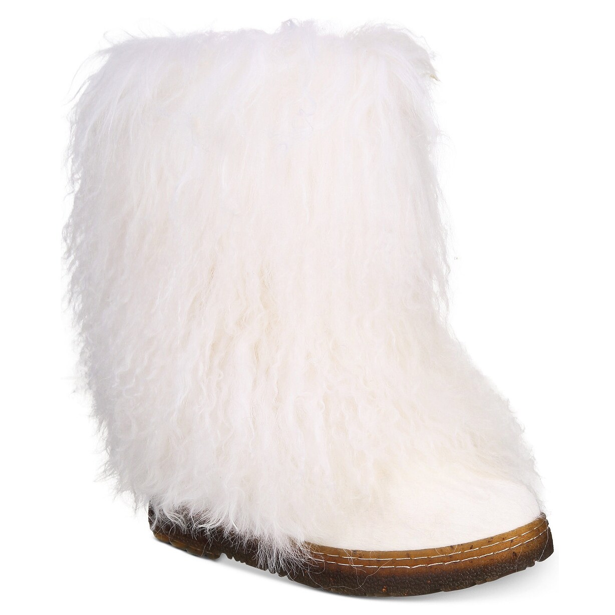 Shop Bearpaw Boetis Ii Mid Calf Winter Boots White 8 B M