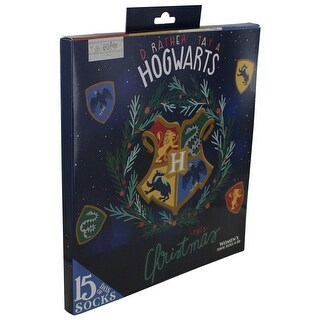 Harry Potter 15 Days of Socks Advent Calendar Women #39 s 4 10 Multi