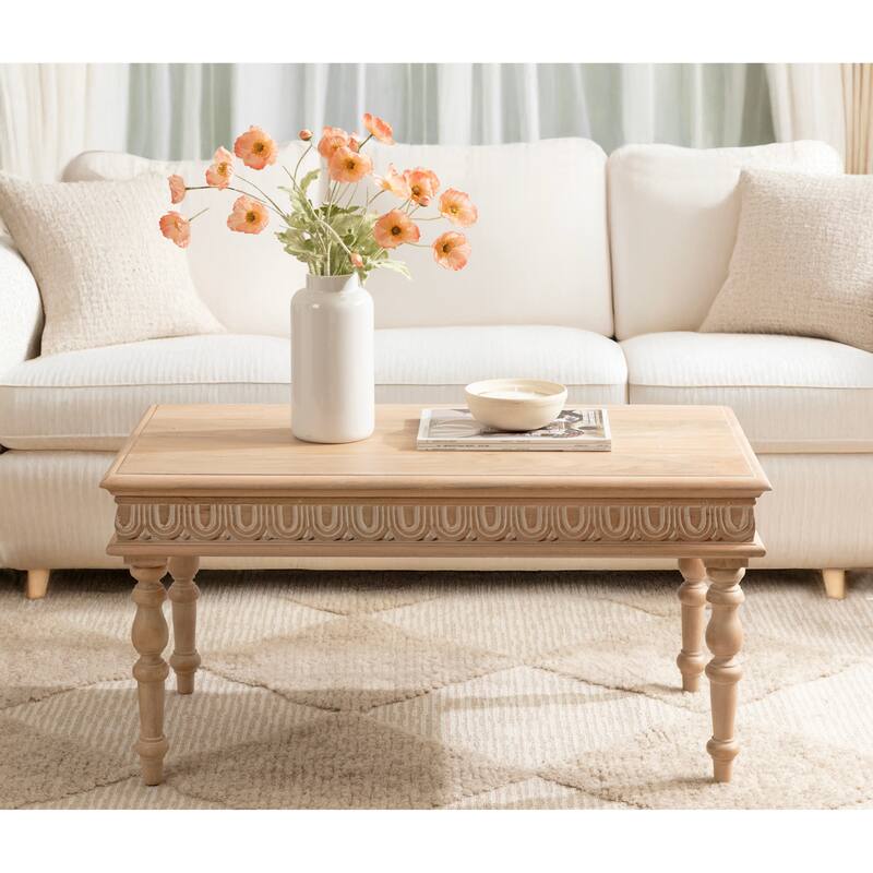 Kate and Laurel Patresa Rectangle Coffee Table - 36x20x18