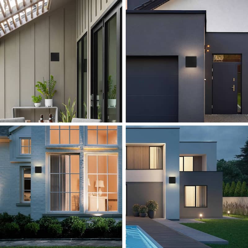 Outdoor Wall Light LED Lamp Sconce Lantern 6W 360Lm