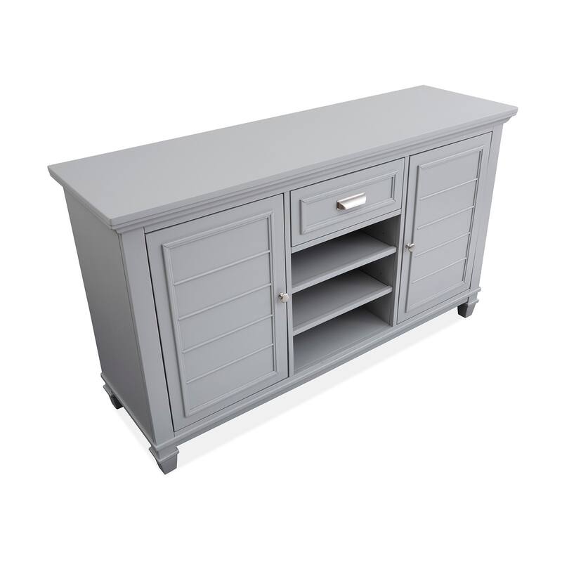 Magnussen Home Charleston Harbor Gray Server - 60''W x 18''D x 35''H