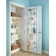 preview thumbnail 16 of 15, ClosetMaid White Wire Wall or Door Mount Storage Rack
