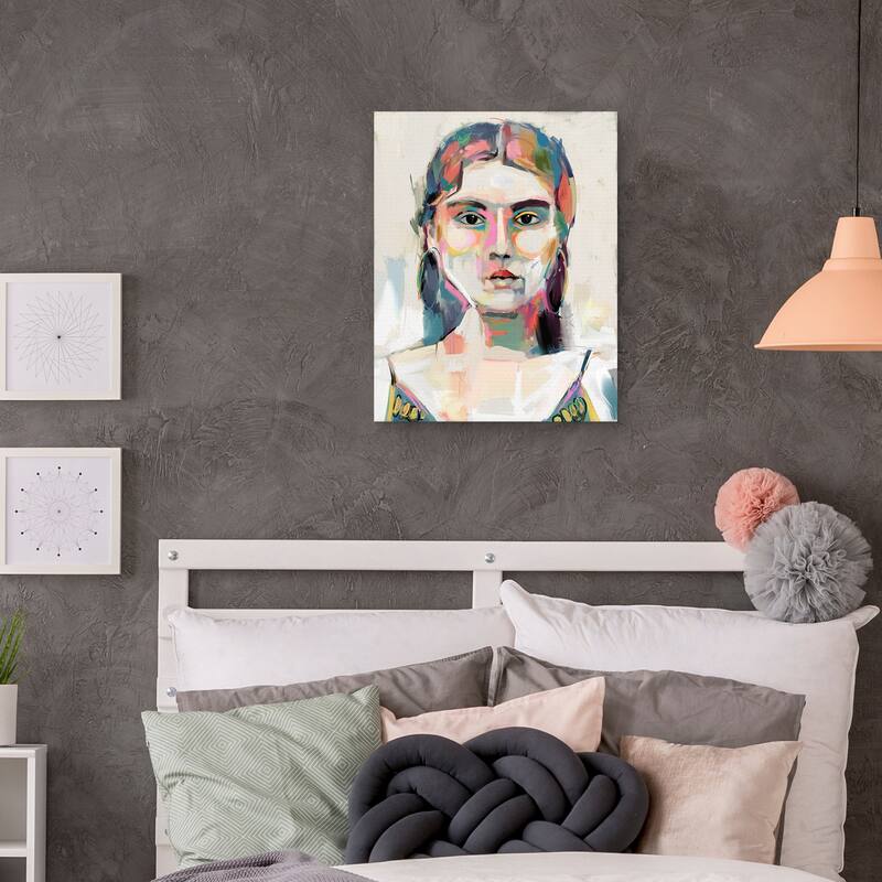 Face to Face I by Studio Arts Canvas Art Print