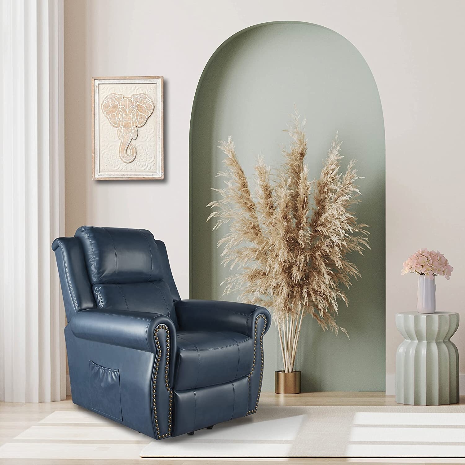 Artiva USA Hamilton power lift chair Blue On Sale Bed Bath