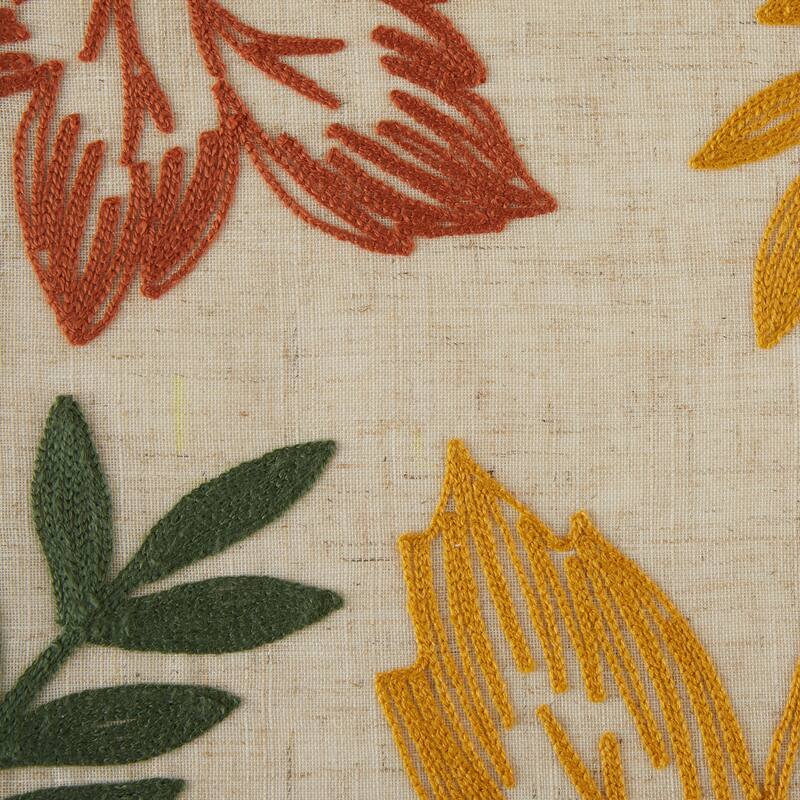 DII Embroidered Table Runner 14x70
