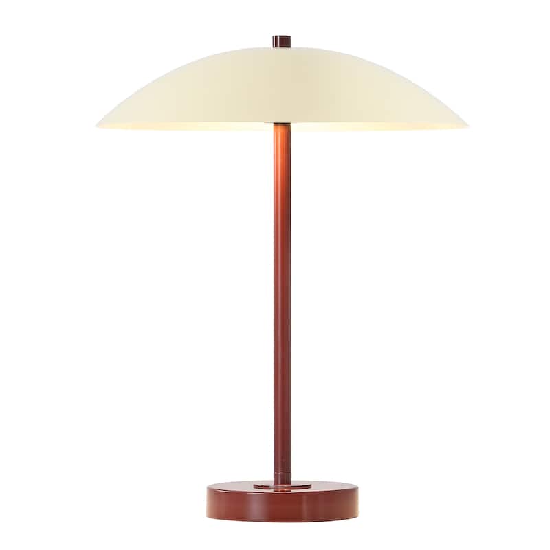 SAFAVIEH Stassi 16-inch Metal Table Lamp (LED Bulb Included) - 13"W x 13"D x 16"H