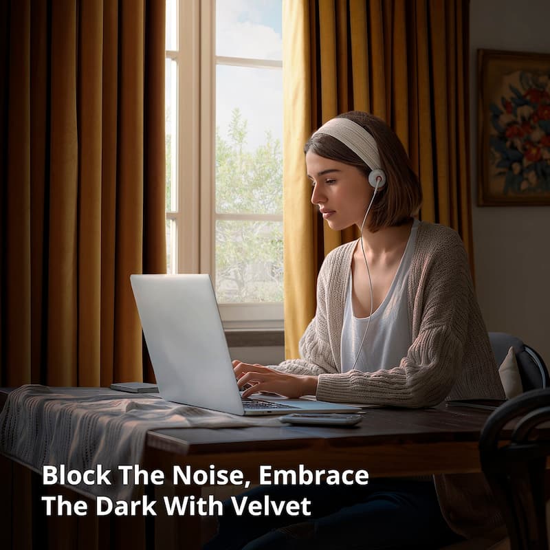 Exclusive Fabrics Signature Velvet Blackout Curtains (1 Panel) - Luxurious Single Drapery for Enhanced Light Blockage