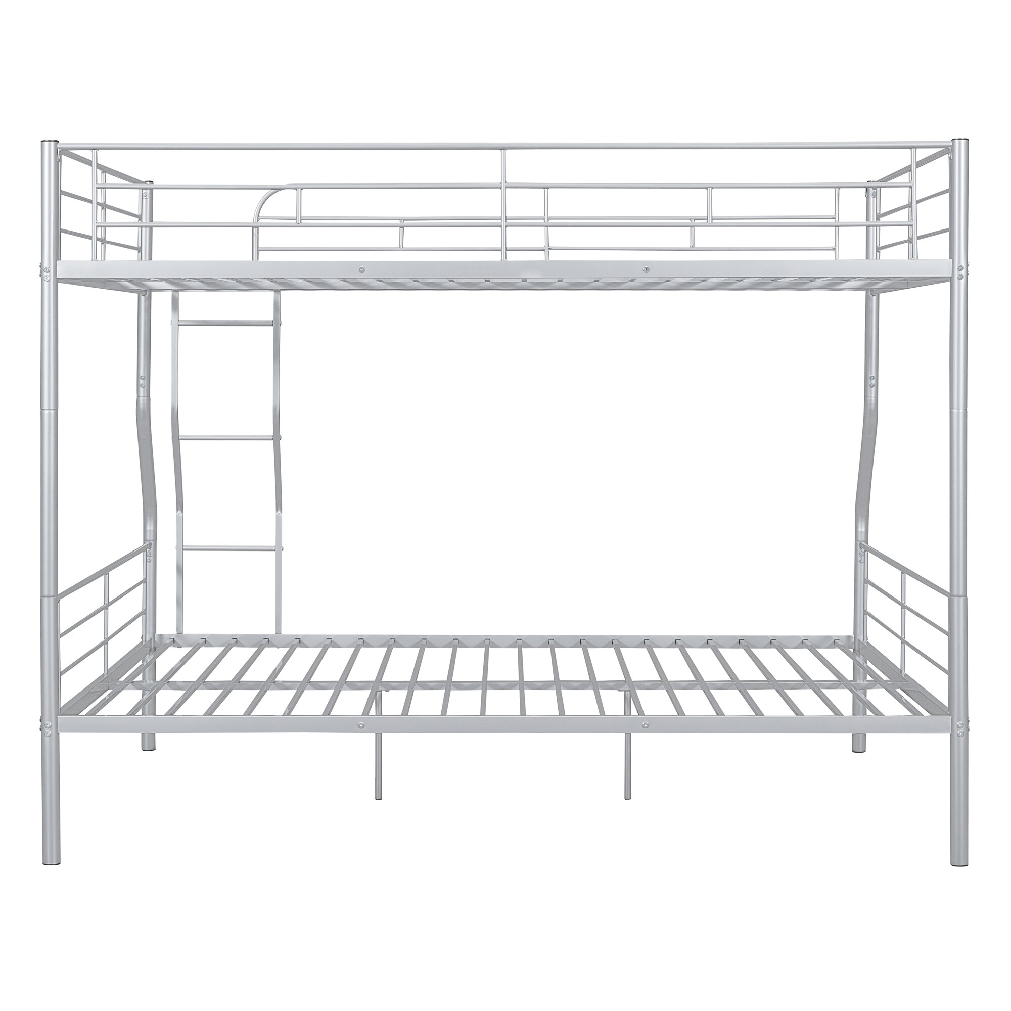 DNYN Full Xl Over Queen Bunk Bed With Trundle & Ladder,No Box Spring