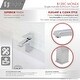 preview thumbnail 3 of 10, Single Hole Single Handle Bathroom Faucet Polished Chrome - Faucet Height: 6 1/2" | Spout Height: 4"