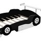preview thumbnail 26 of 24, Full Size Race Car Themed Platform Bed with Functional Wheels and Side Safety Rails for Kids' Rooms