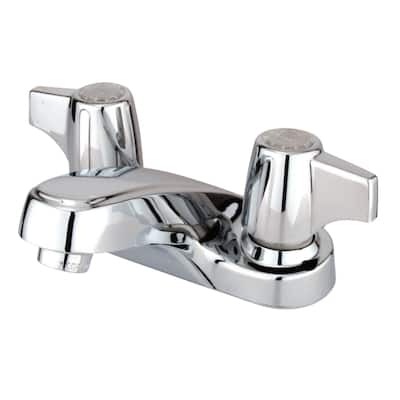 Kingston Brass Americana Centerset Bathroom Faucet with Metal Lever