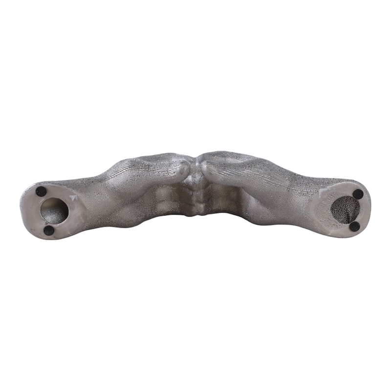 Modern Stone Ceramic Decorative Hand Heart Sculpture