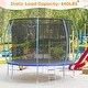 preview thumbnail 3 of 68, 10/12/14/16 FT Outdoor Trampoline Bounce Combo W/Closure Net