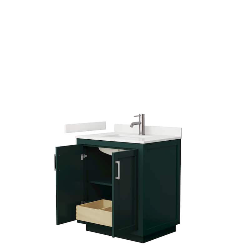 Miranda 30-inch Single Vanity, Quartz Top