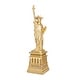 preview thumbnail 2 of 6, Gold Polystone Statue of Liberty Decorative Sculpture - 5 x 4 x 17