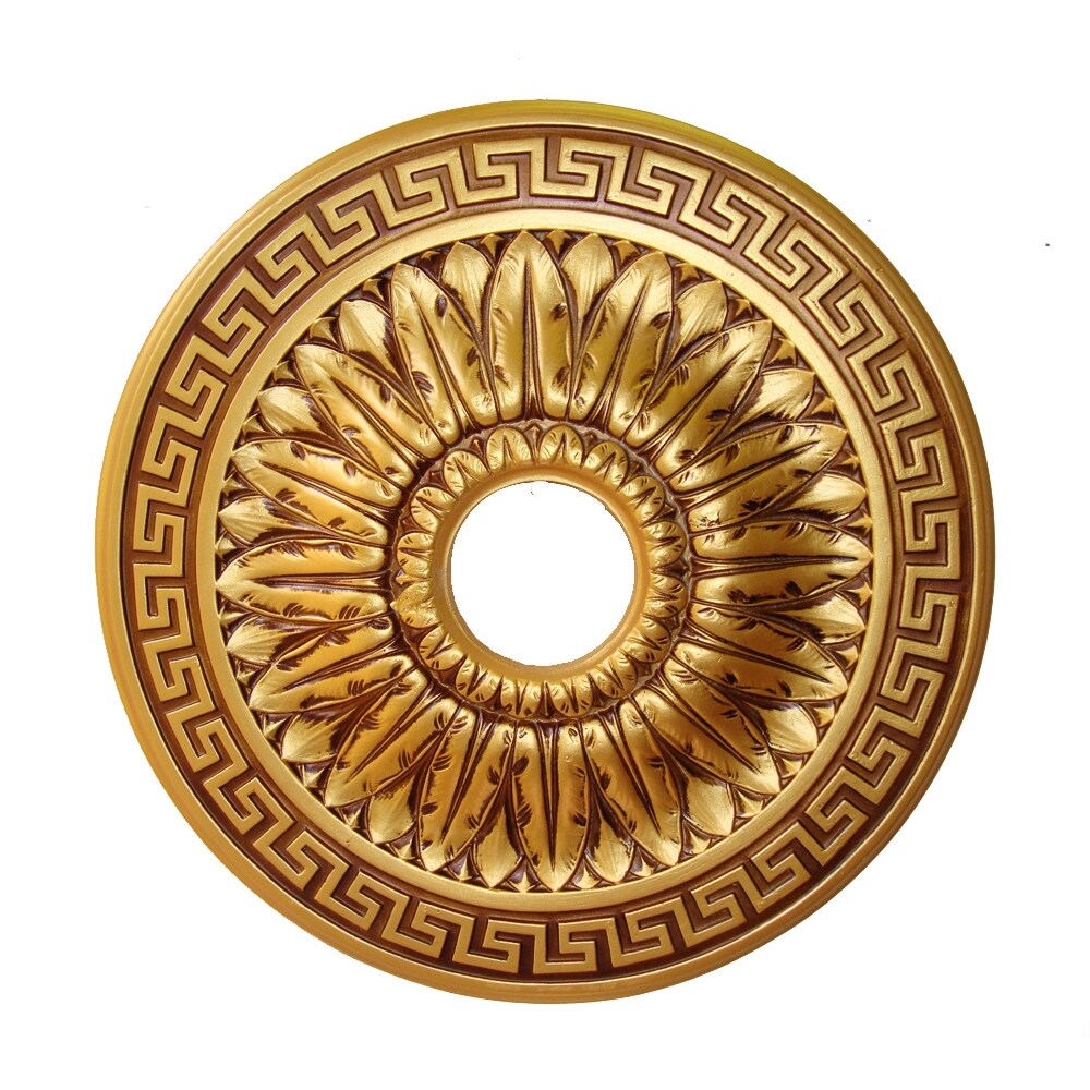 Artistry Lighting, Round 18in Antique Gold Ceiling Medallion