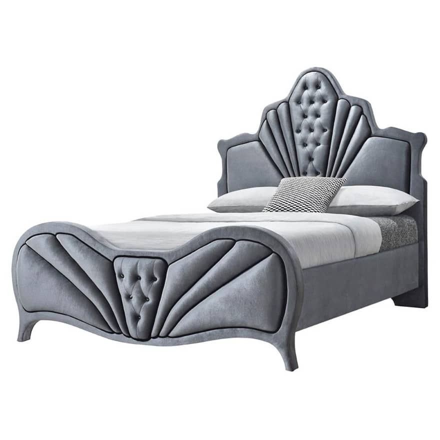 Ralston Upholstered Tufted Platform Bed