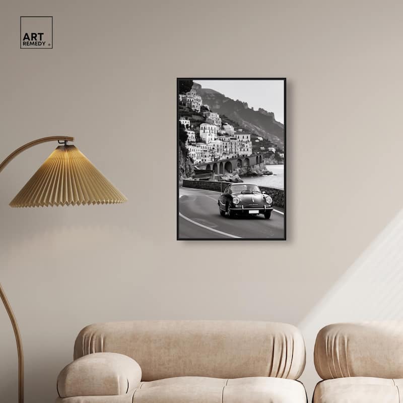 Drive through the Town Canvas by Art Remedy