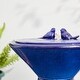 preview thumbnail 14 of 34, Glitzhome 27.5"H LED Turquoise Two Birds Embossed Ceramic Fountain