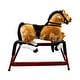 preview thumbnail 4 of 2, PonyLand Toys Spring Horse With Sound - Brown