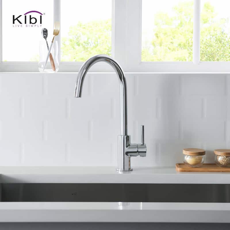 Lowa Single Handle Bar Sink Faucet with Soap Dispenser