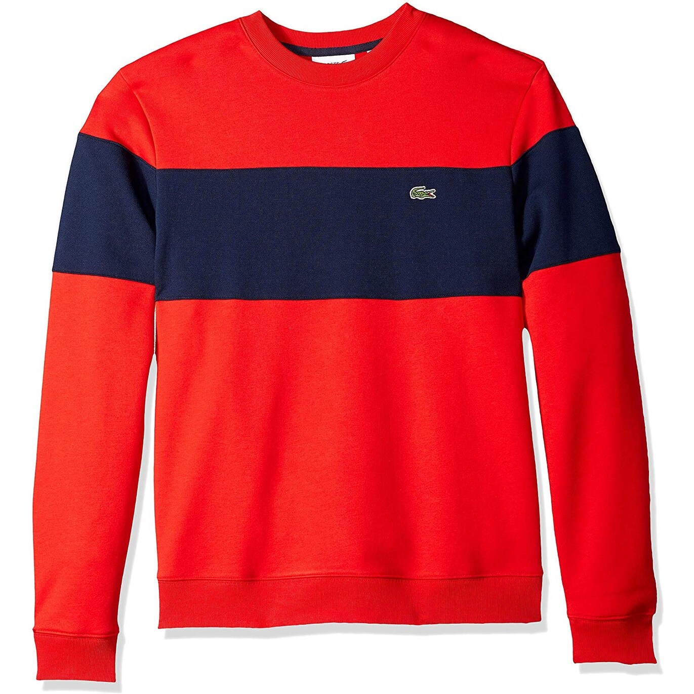 lacoste sweater red