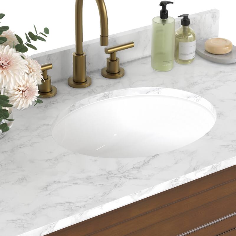 36/48/60 in. Bathroom Vanity in Wood with Ceramic Undermount Sink, Vanity with soft close Drawers