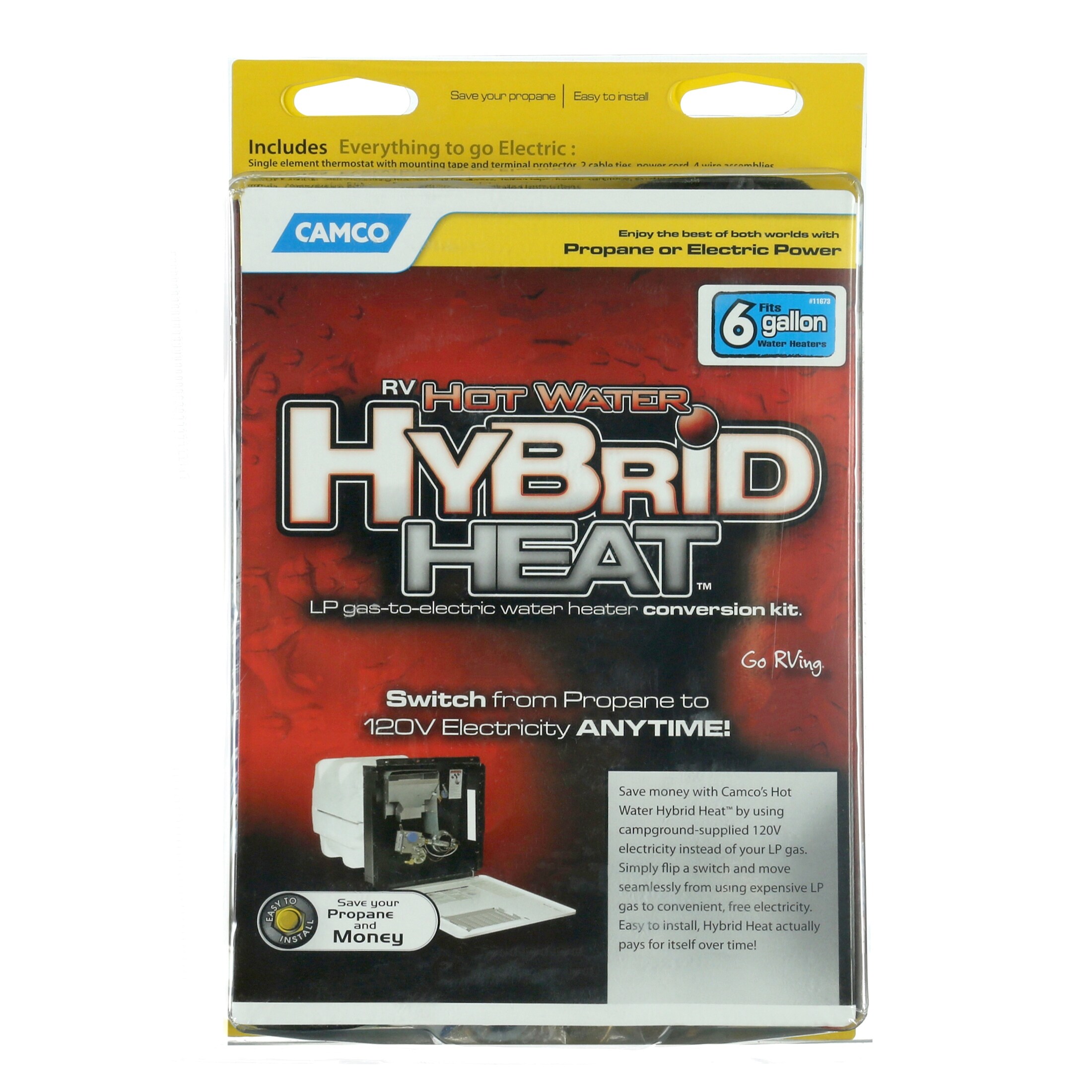 11673 - 6 gal. Water Heater Converter for Converting RV LP Gas Water Heaters  to 120V Electricity On Demand - Bed Bath u0026 Beyond - 36356687