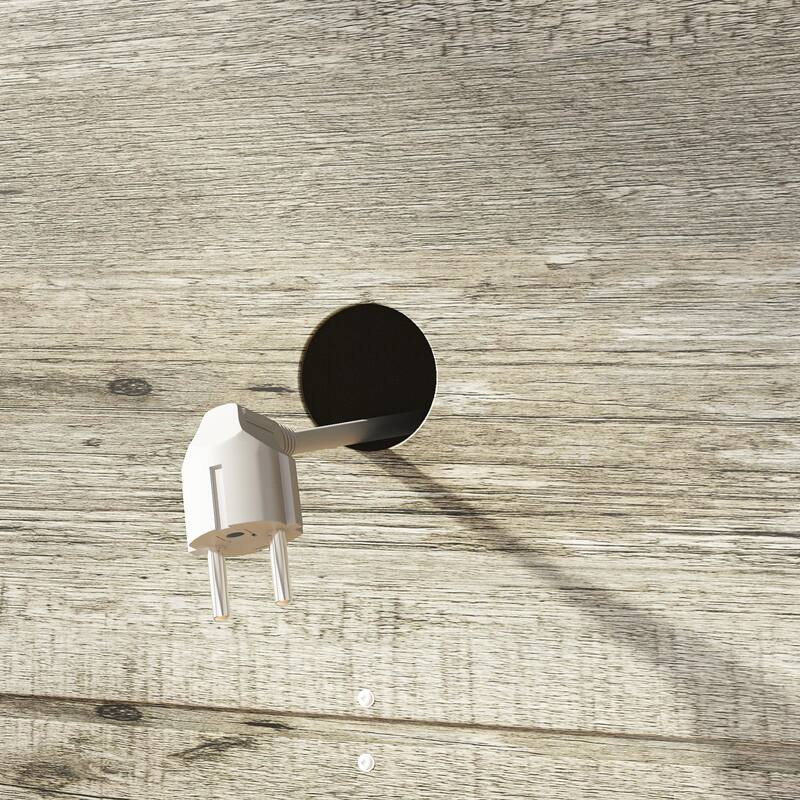 Coffee Bar Cabinet with Hutch and Storage Shelves Rustic Buffet Cabinet with 4 Doors for Kitchen or Dining Room